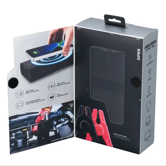 YADA Power Bank Pro, 60W USB-C, Car Battery Jump Starter, 10W Wireless Charger/1